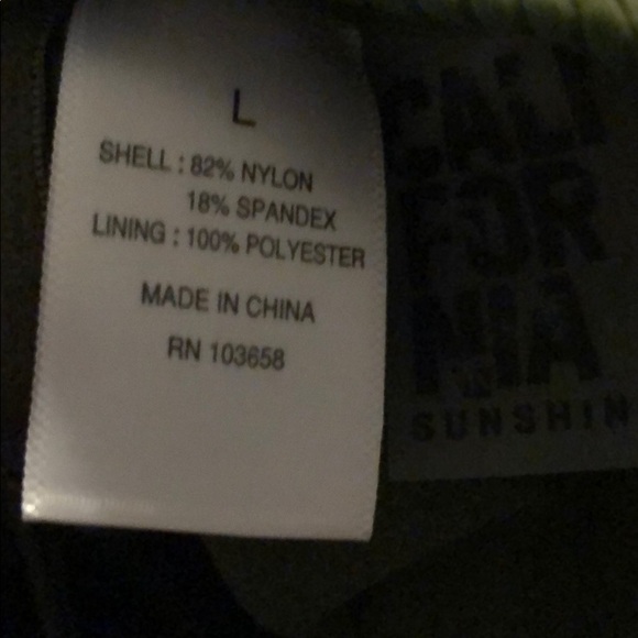 CALIFORNIA Waves Ribbed Cheeky One Piece Swimsuit - Picture 6 of 6